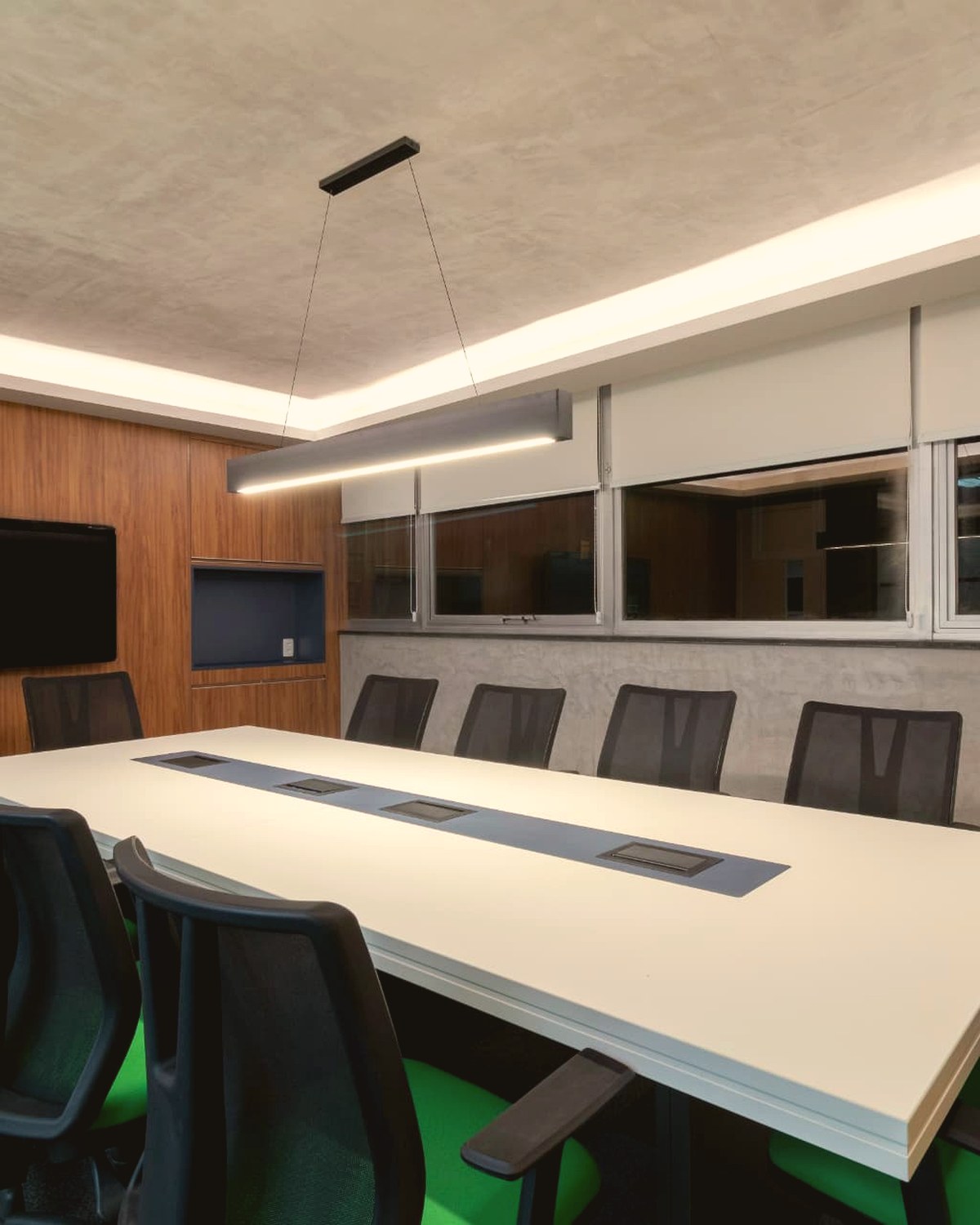 Sala de reunião — móveis planejados CAPI Design